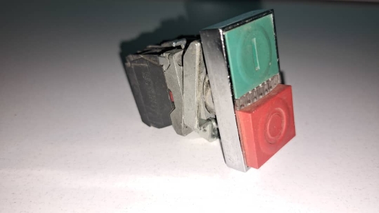 تصویر  شستی دوبل چراغ دار